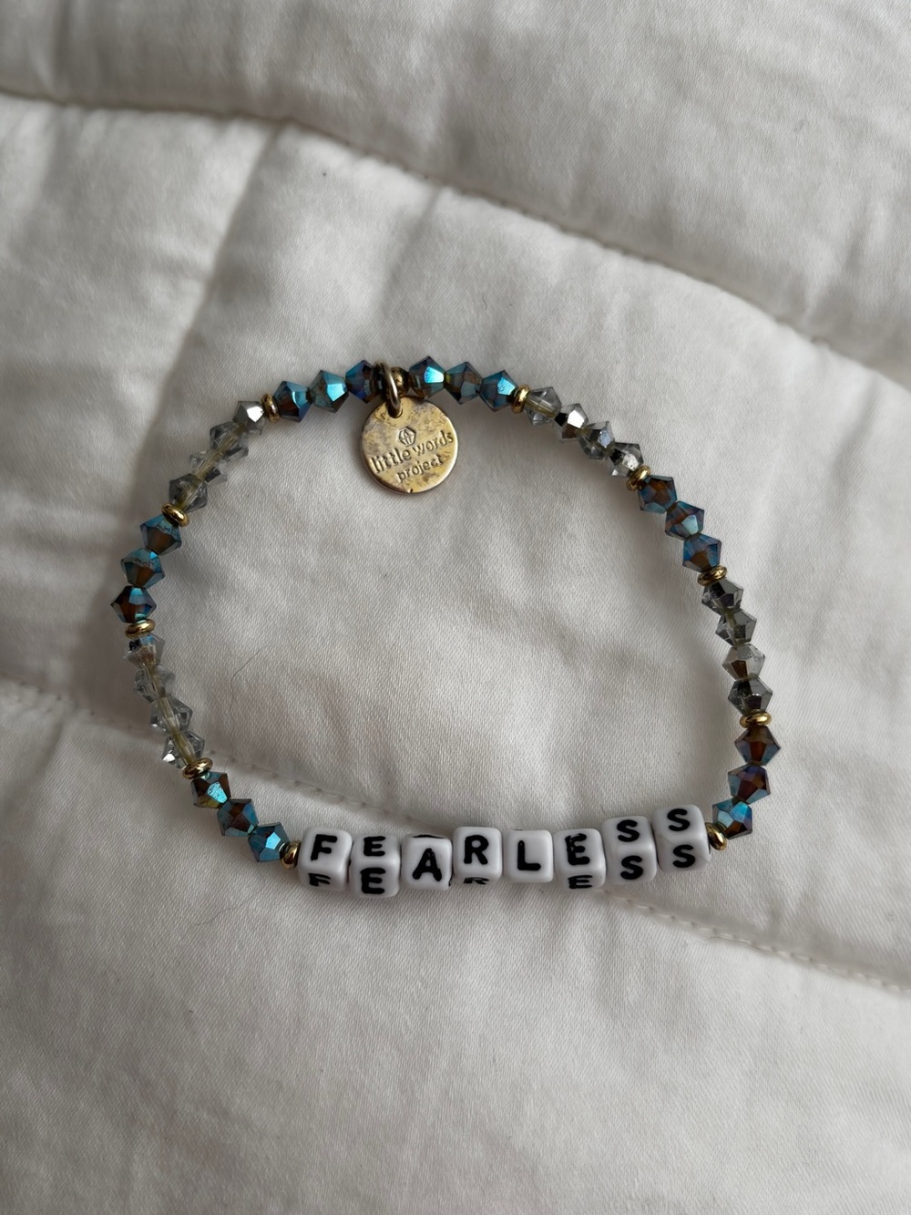 LITTLE WORDS PROJECT LWP GOOD USED CONDITION GUC AUTHENTIC BRACELET fearless